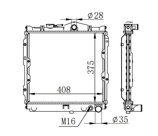 Radiator Bracket Alignment